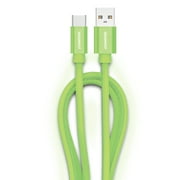 Liquipel Powertek Glow in the Dark USB-A to USB-C - Green