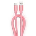 thumbnail image 1 of Liquipel Powertek Glow in the Dark USB-A to USB-C - Pink, 1 of 7
