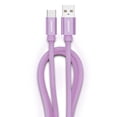 thumbnail image 1 of Liquipel Powertek Glow in the Dark USB-A to USB-C - Purple, 1 of 7