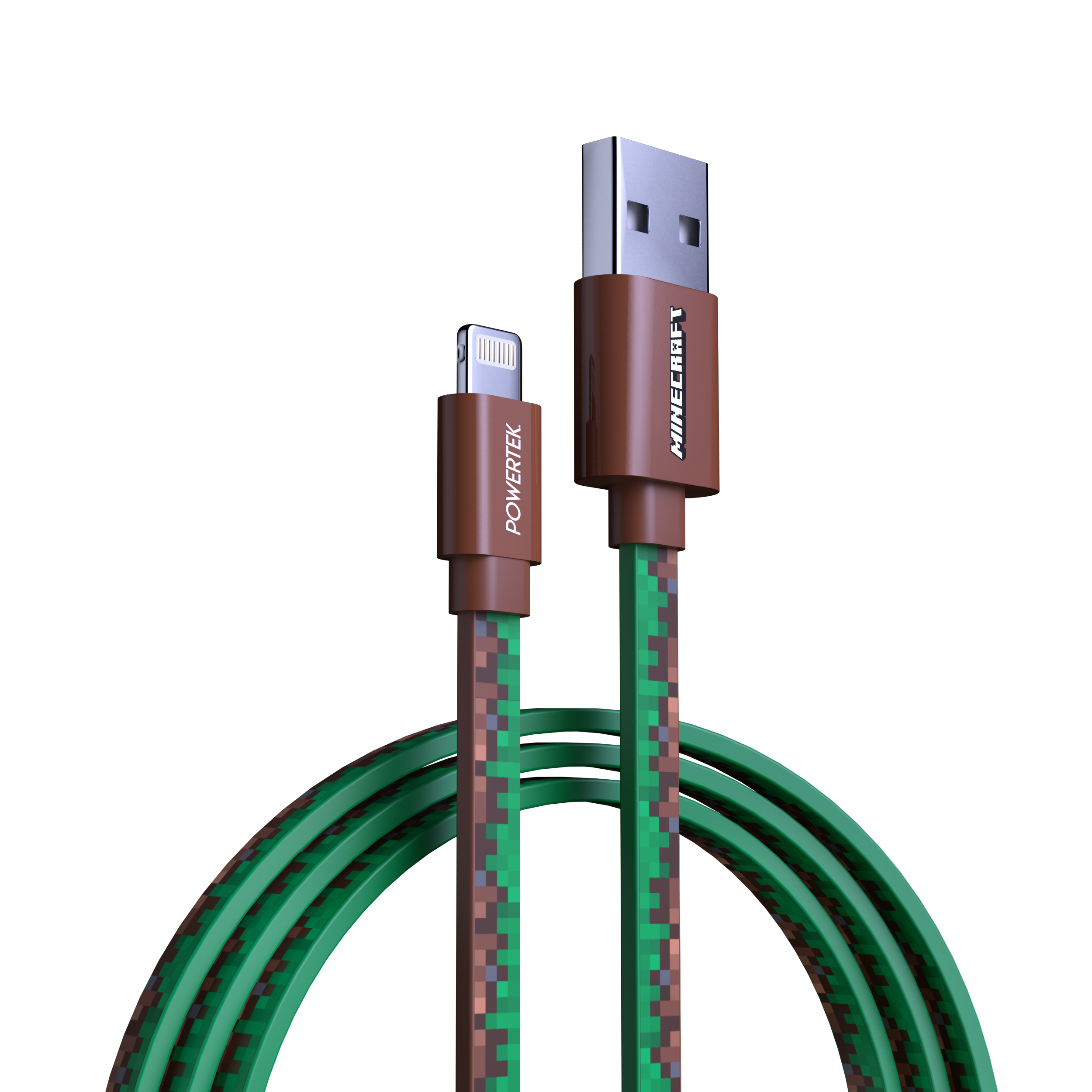 Cabo Lightning Liquipel Powertek - 1,8m, Nylon Trançado, Carregamento Rápido