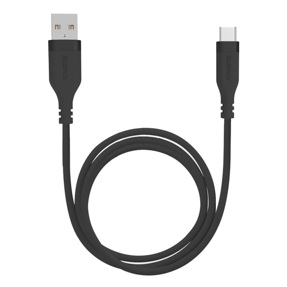 Liquipel Powertek Neon USB-A to USB-C - Black