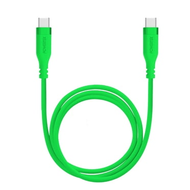 Liquipel Powertek Neon USB-C to USB-C - Green