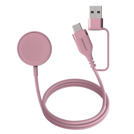 Liquipel Powertek Nylon Braided Watch Charger - Pink