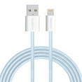 thumbnail image 1 of Liquipel Powertek Pastel Braided USB-A to Lightning - Blue, 1 of 7