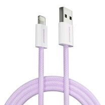 Liquipel Powertek Pastel Braided USB-A to Lightning - Purple