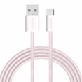 thumbnail image 1 of Liquipel Powertek Pastel Braided USB-A to USB-C - Light Pink, 1 of 7