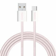 Liquipel Powertek Pastel Braided USB-A to USB-C - Light Pink
