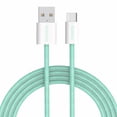 thumbnail image 1 of Liquipel Powertek Pastel Braided USB-A to USB-C - Mint, 1 of 7