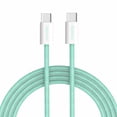thumbnail image 1 of Liquipel Powertek Pastel Braided USB-C to USB-C - Mint, 1 of 7