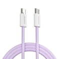 thumbnail image 1 of Liquipel Powertek Pastel Braided USB-C to USB-C - Purple, 1 of 7