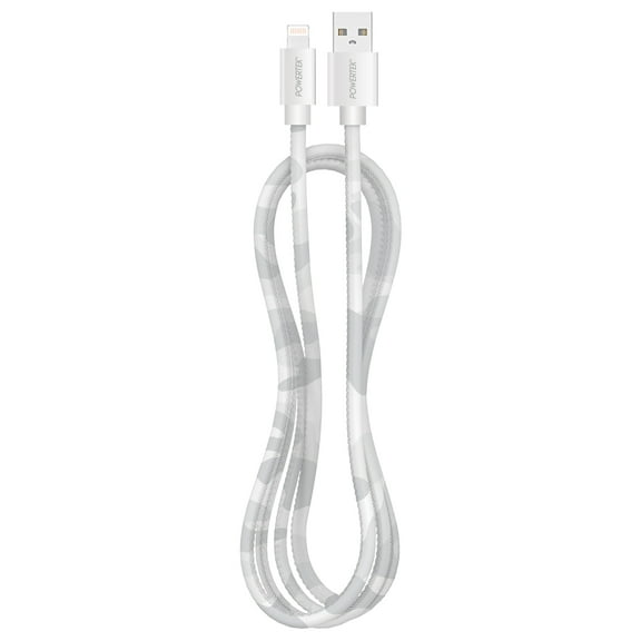Liquipel Powertek USB-A to Lightning Cable, White