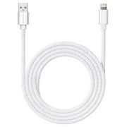 Liquipel Powertek Pastel Velvet USB-A to Lightning - White