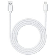 Liquipel Powertek Pastel Velvet USB-A to USB-C - White