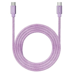 Liquipel Powertek Pastel Velvet USB-C to USB-C - Purple