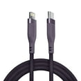 thumbnail image 1 of Liquipel Powertek Premium Braided USB-C to Lightning Cable - Purple, 1 of 5