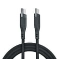 thumbnail image 1 of Liquipel Powertek Premium Braided USB-C to USB-C Cable - Black, 1 of 5