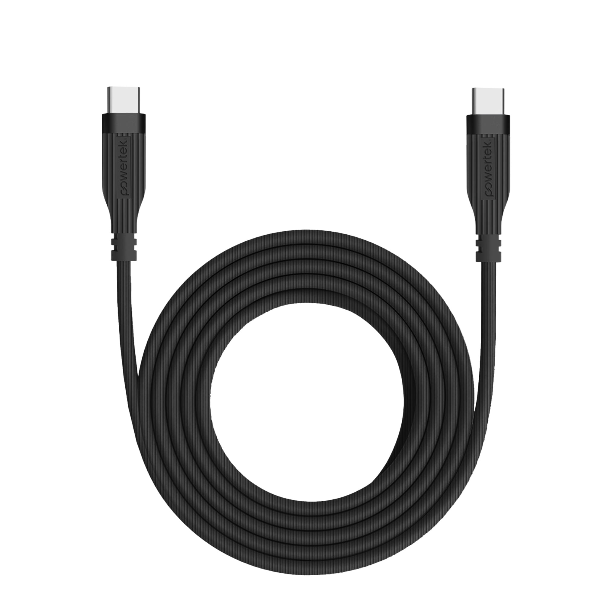 Liquipel Powertek Retro USB-C to USB-C - Black