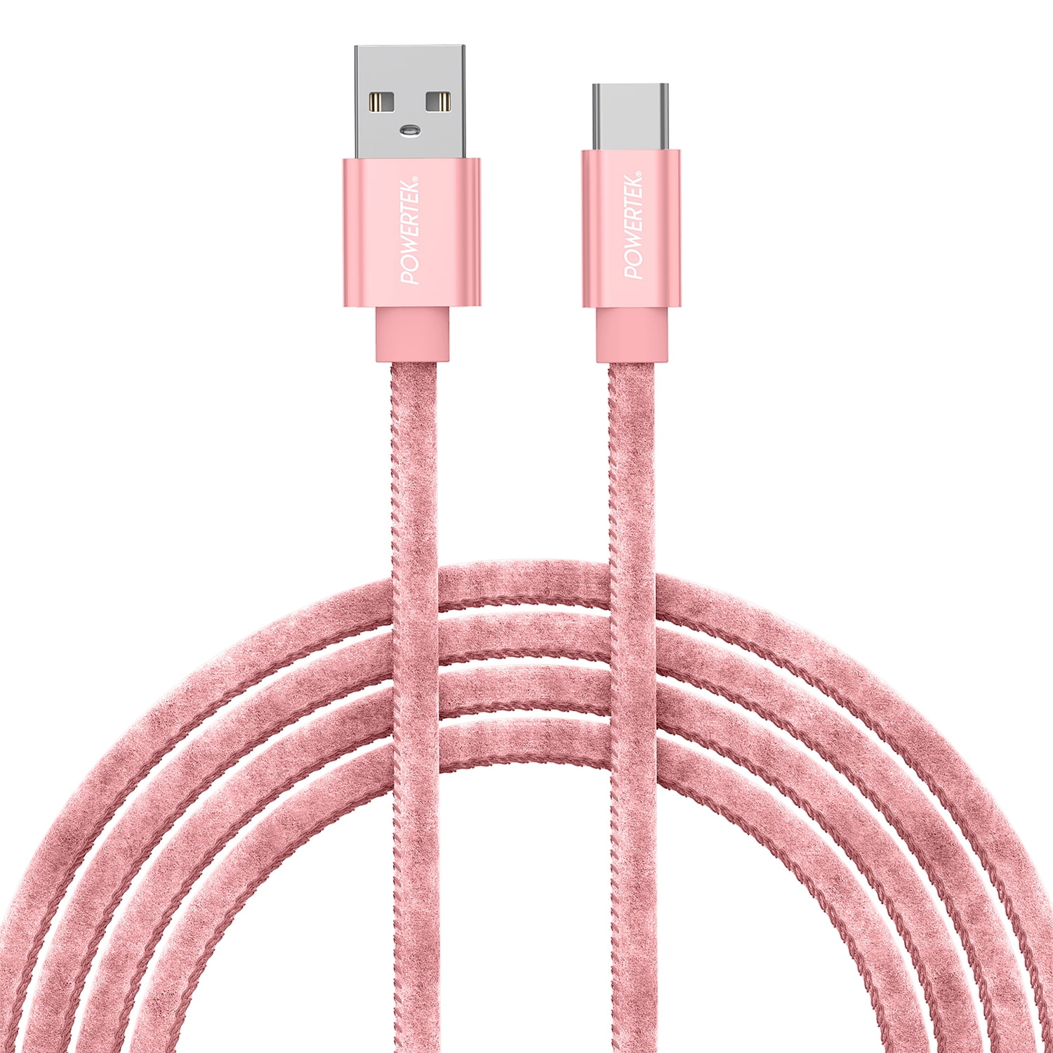 Liquipel Powertek Silk USB-A to USB-C - Pink