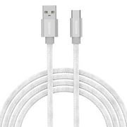 Liquipel Powertek Silk USB-A to USB-C - White