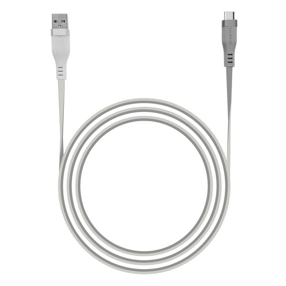 Liquipel Powertek Two Tone USB-A to USB-C - White