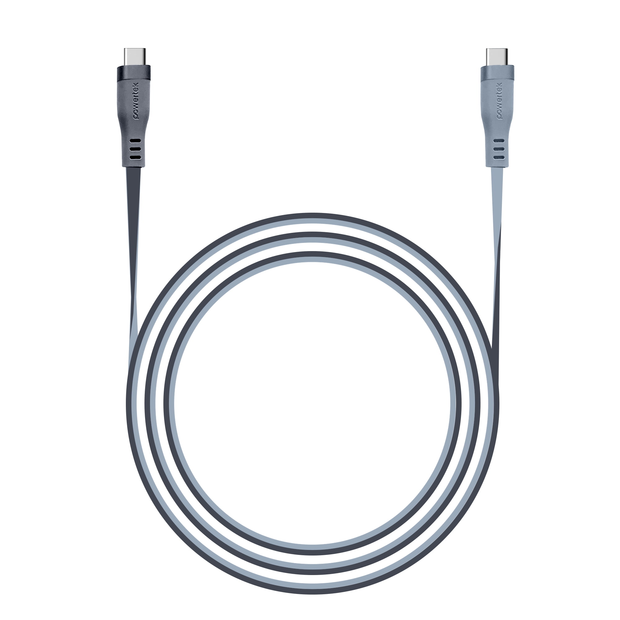 Liquipel Powertek Two Tone USB-C to USB-C - Blue