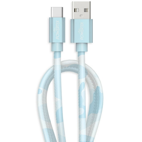 Liquipel Powertek Type C Cable Camo - Blue