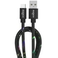 thumbnail image 1 of Liquipel Powertek Type-C Fast Charger Cable, 6ft USB-C for Galaxy, Note, Tab, MacBook, Neon Party, 1 of 8