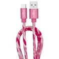 thumbnail image 1 of Liquipel Powertek Type-C Fast Charger Cable, 6ft USB-C for Galaxy, Note, Tab, MacBook, Tie Dye, 1 of 7