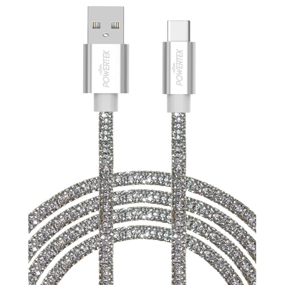 Liquipel Powertek Type-C Fast Charger Cable, 6ft USB-C for Galaxy, Note, Tab, MacBook
