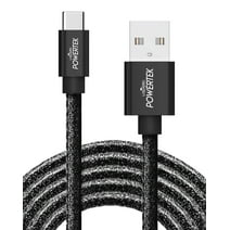 Liquipel Powertek Type-C Fast Charger Cable, 6ft USB-C for Galaxy, Note, Tab, MacBook