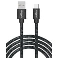thumbnail image 1 of Liquipel Powertek Type-C Fast Charger Cable, 6ft USB-C for Galaxy, Note, Tab, MacBook, 1 of 7