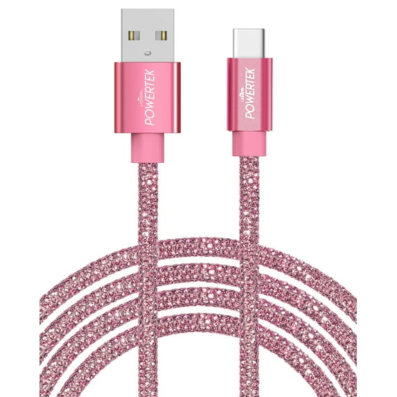 Liquipel Powertek Type-C Fast Charger Cable, 6ft USB-C for Galaxy, Note, Tab, MacBook