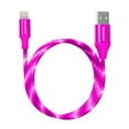 thumbnail image 1 of Liquipel Powertek USB-A to Lightning Light-Up Cable - Purple, 1 of 7