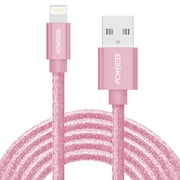 Liquipel Powertek USB-A to Lightning - Pink Glitter