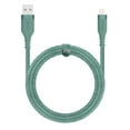 thumbnail image 1 of Liquipel Powertek USB-A to Lightning Woven Cable - Green, 1 of 7