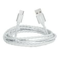 thumbnail image 1 of Liquipel Powertek USB-A to USB-C Twizzler Cable - White, 1 of 7