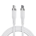 thumbnail image 1 of Liquipel Powertek USB C to USB C Fast Charger Cable, 6ft for Galaxy, Note, Tab, MacBook, Premium White, 1 of 9