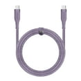 thumbnail image 1 of Liquipel Powertek USB-C to USB-C Woven Cable - Purple, 1 of 7