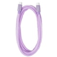 thumbnail image 1 of Liquipel Powertek Velvet USB C to USB C Fast Charger Cable, 6ft for Galaxy, Note, Tab, MacBook - Purple, 1 of 7
