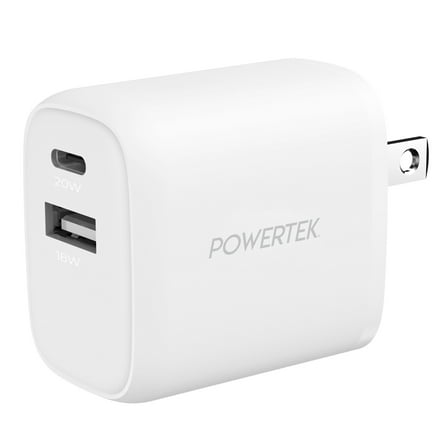 Liquipel Powertek Wall Charger 20/18W - White