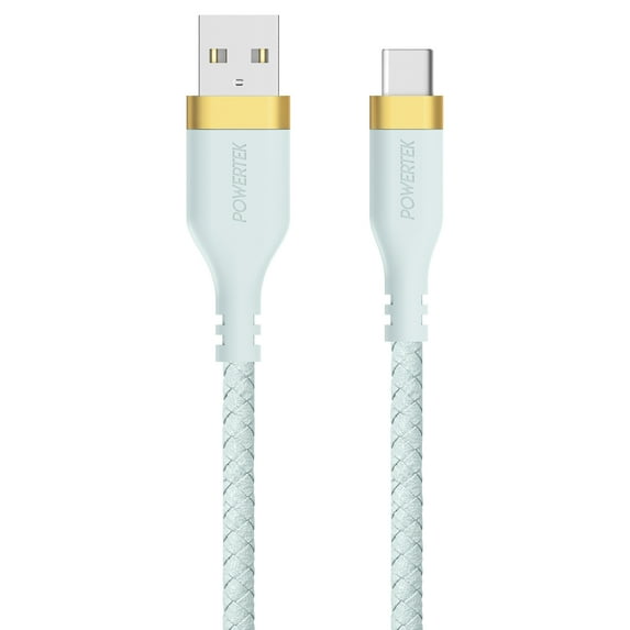 Liquipel Powertek Woven USB-A to USB-C - Blue