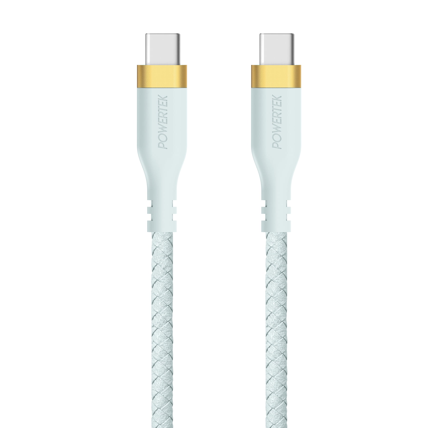 Liquipel Powertek Woven USB-C to USB-C - Blue