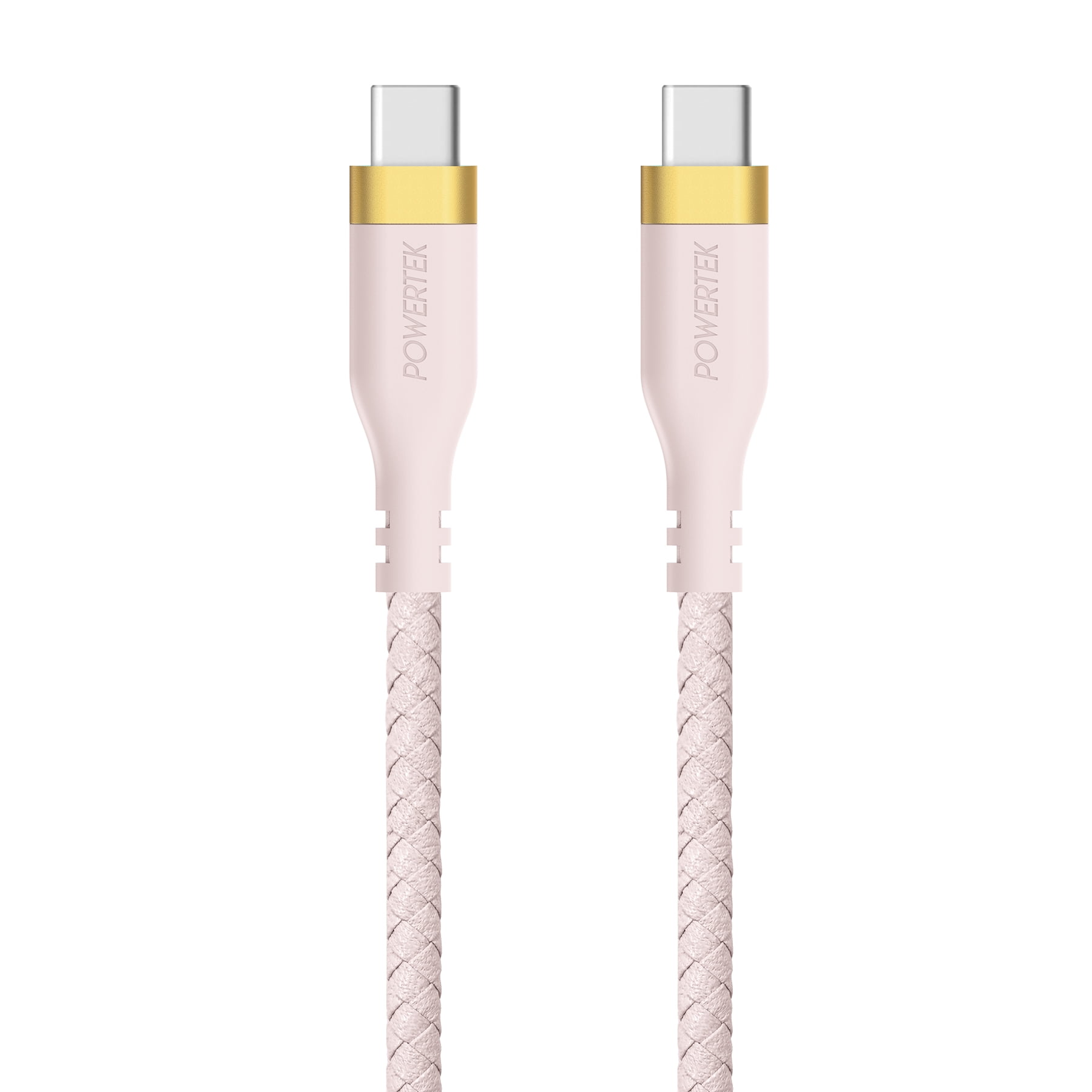 Liquipel Powertek Woven USB-C to USB-C - Pink