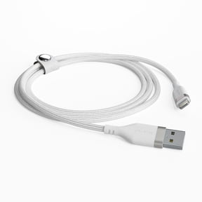 Liquipel Powertek iPad & iPhone Lightning Charger Cable, Fast Charging 6ft MFI, Premium White