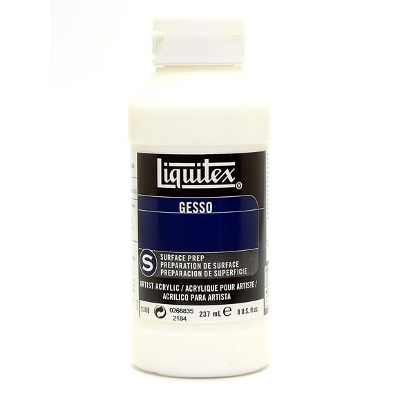Liquitex Acrylic Gesso 8 Oz. [Pack Of 2] 15183-PK2