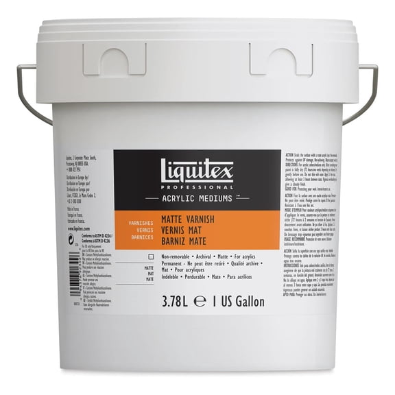 Liquitex Acrylic Varnish - Matte, Gallon