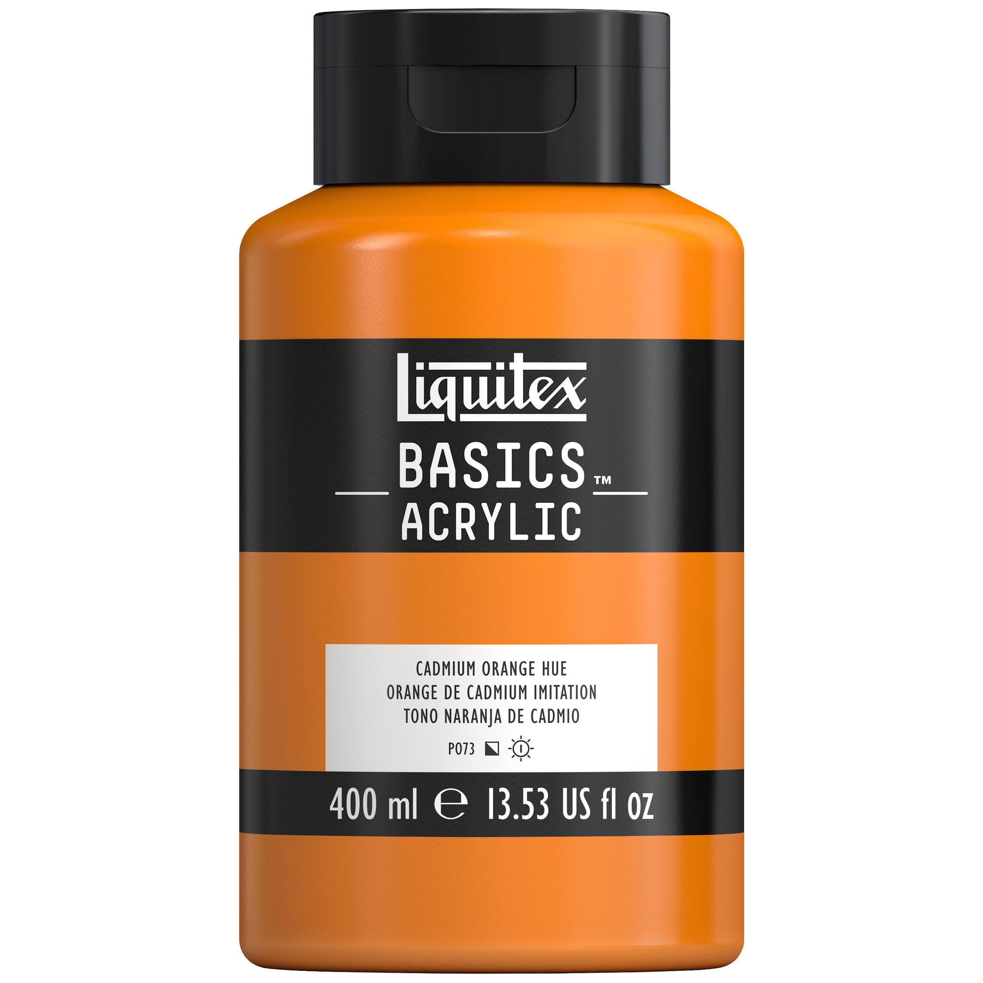 Liquitex Basics Acrylic Paint Cadmium Orange Hue 4 oz