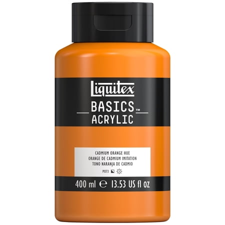 Liquitex BASICS, 400ml, Cadmium Orange Hue
