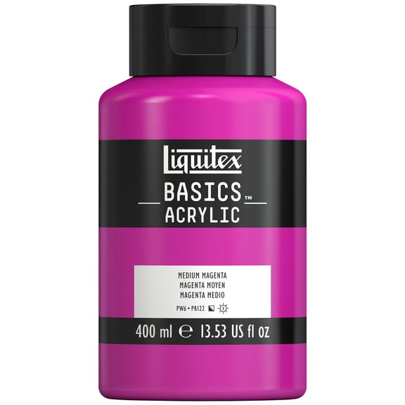Liquitex BASICS, 400ml, Medium Magenta