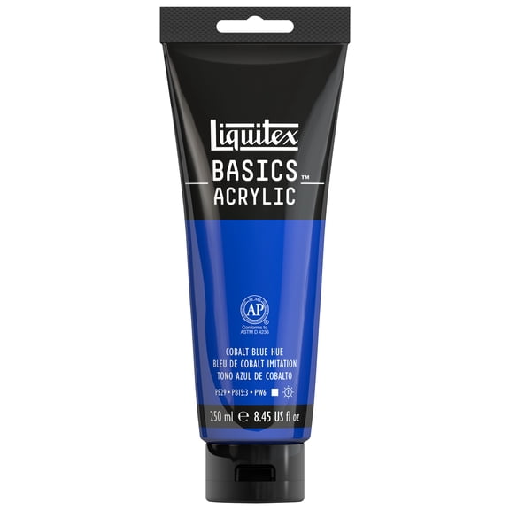 Liquitex BASICS Acrylic Color, 250ml Tube, Cobalt Blue Hue